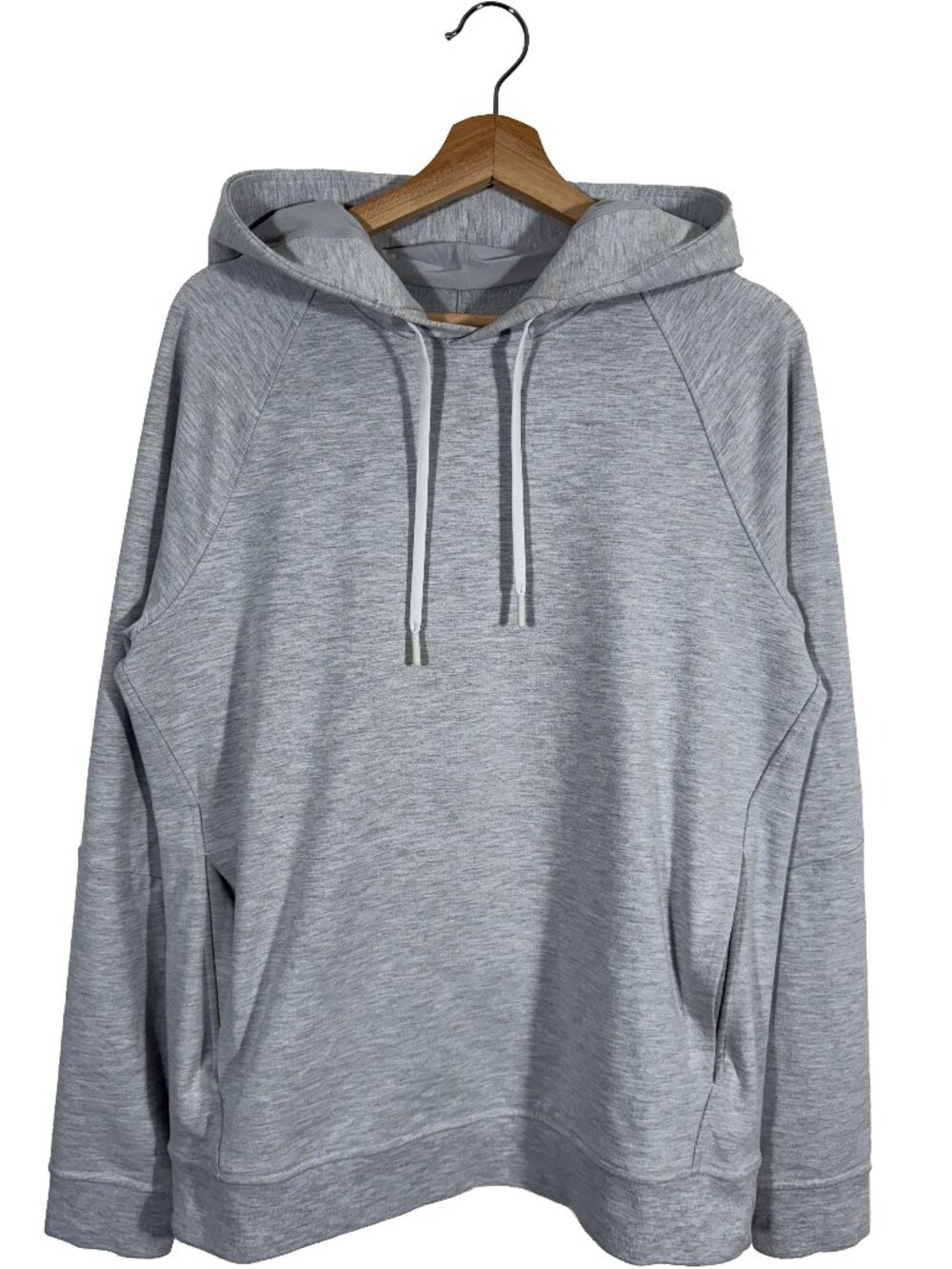 M3ATLS - Lululemon City Sweat Pullover Hoodie Heathered Ultra Light Gray men's M